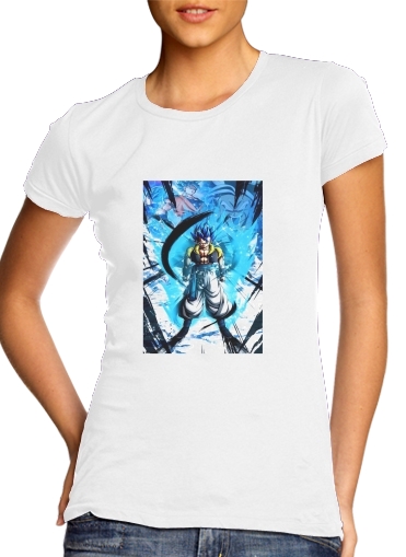  Gogeta SSJ Blue ArtFusion para Camiseta Mujer
