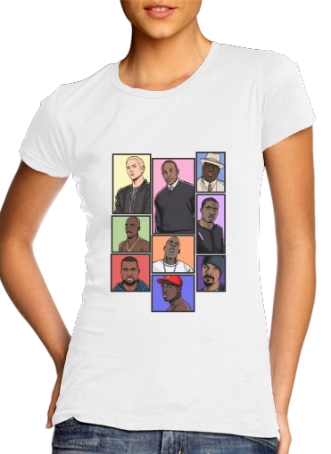  Hip Hop Legends para Camiseta Mujer