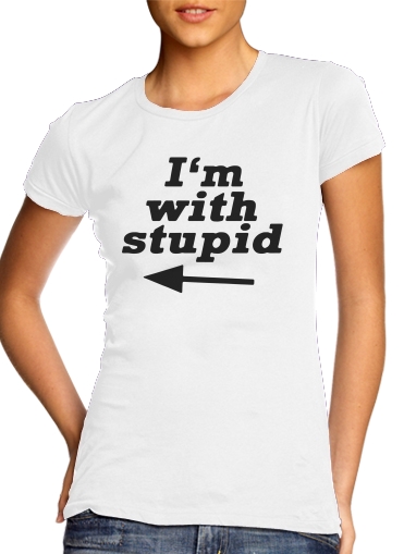  I am with Stupid South Park para Camiseta Mujer