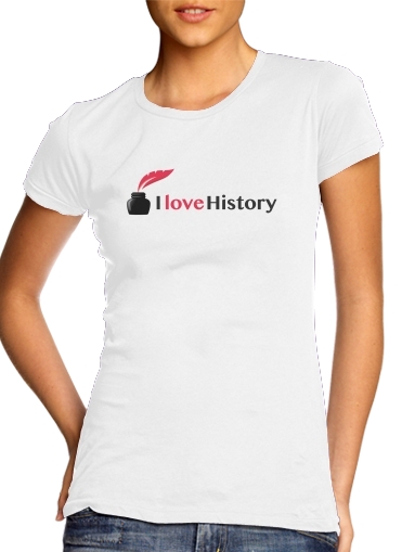 purpura- I love History para Camiseta Mujer