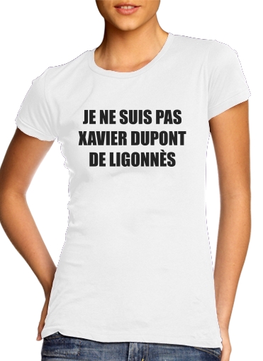  Je ne suis pas Xavier Dupont De Ligonnes Criminel para Camiseta Mujer
