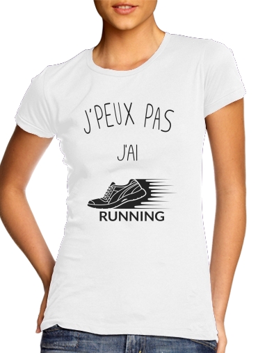  Je peux pas jai running para Camiseta Mujer