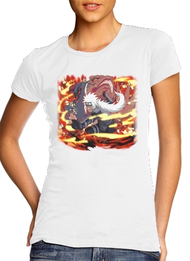  Jiraya evolution Fan Art para Camiseta Mujer