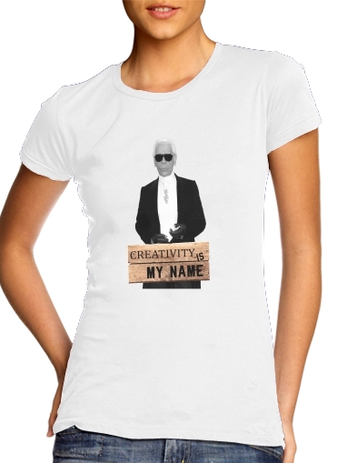  Karl Lagerfeld Creativity is my name para Camiseta Mujer