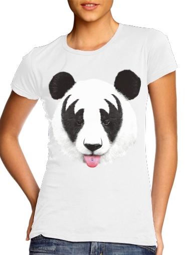  Kiss of a Panda para Camiseta Mujer