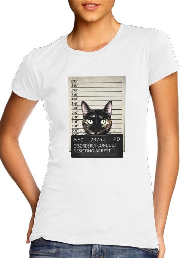  Kitty Mugshot para Camiseta Mujer