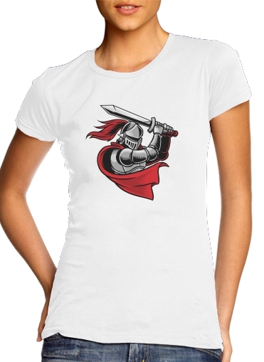  Knight with red cap para Camiseta Mujer