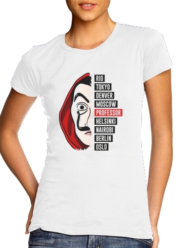  La casa de papel Dali para Camiseta Mujer