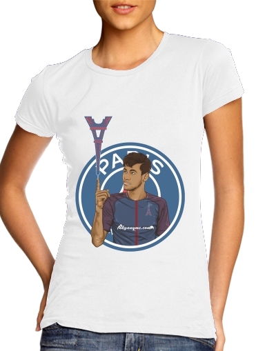  Le nouveau titi Parisien Ney Jr Paris para Camiseta Mujer
