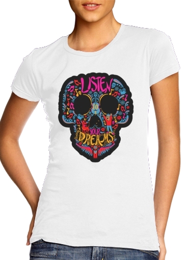  Listen to your dreams Tribute Coco para Camiseta Mujer