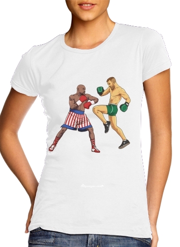  Mayweather vs McGregor para Camiseta Mujer