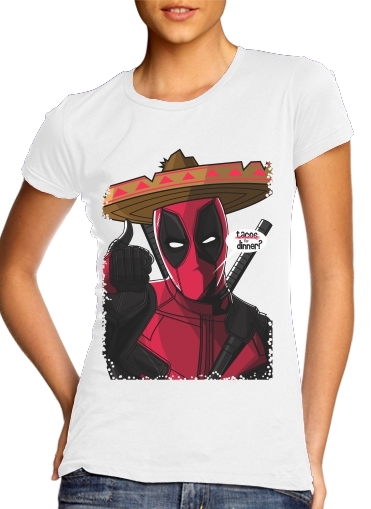 Mexican Deadpool para Camiseta Mujer