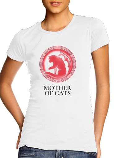  Mother of cats para Camiseta Mujer