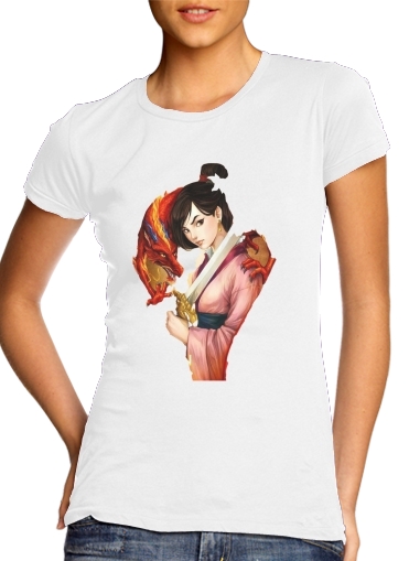  Mulan Warrior Princess para Camiseta Mujer