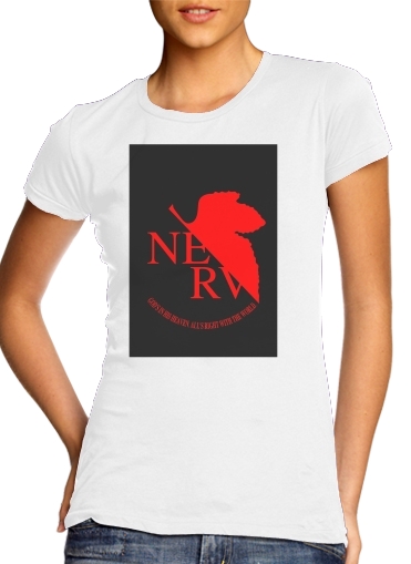  Nerv Neon Genesis Evangelion para Camiseta Mujer