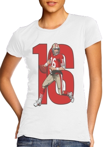 NFL Legends: Joe Montana 49ers para Camiseta Mujer