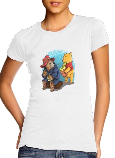  Paddington x Winnie the pooh para Camiseta Mujer
