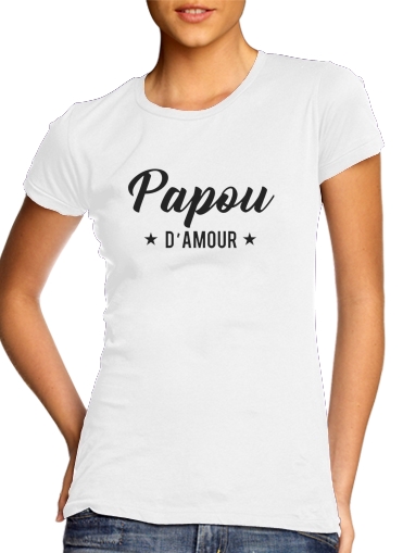 purpura- Papou damour para Camiseta Mujer