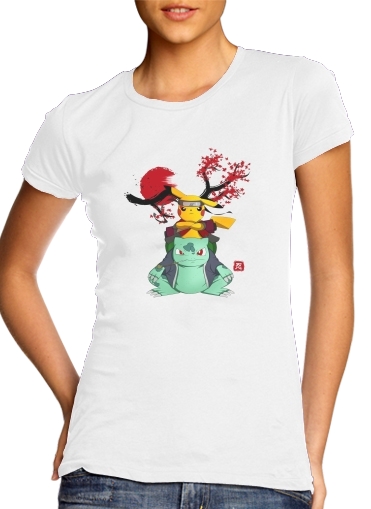  Pikachu Bulbasaur Naruto para Camiseta Mujer
