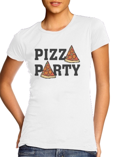  Pizza Party para Camiseta Mujer