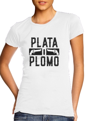purpura- Plata O Plomo Narcos Pablo Escobar para Camiseta Mujer