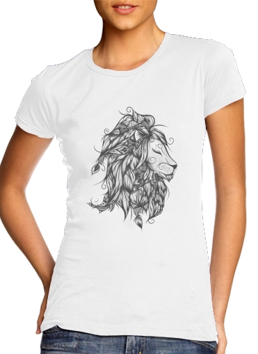 purpura- Poetic Lion para Camiseta Mujer