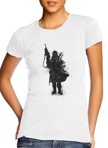  Post Apocalyptic Warrior para Camiseta Mujer