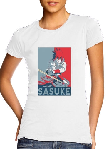  Propaganda Sasuke para Camiseta Mujer