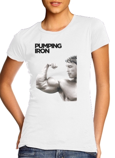 purpura- Pumping Iron para Camiseta Mujer