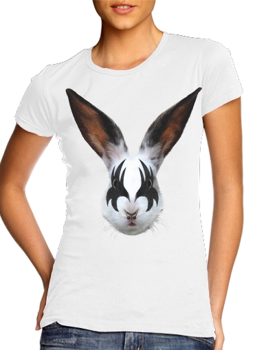  Kiss of a rabbit punk para Camiseta Mujer