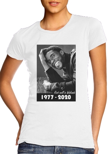  RIP Chadwick Boseman 1977 2020 para Camiseta Mujer