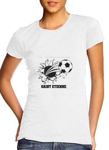  Saint Etienne Futbol Home para Camiseta Mujer