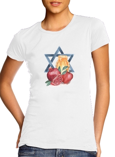  Shana tova Honey Fruits Card para Camiseta Mujer