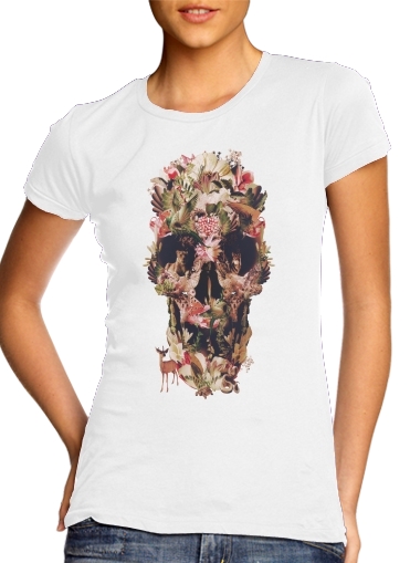  Skull Jungle para Camiseta Mujer