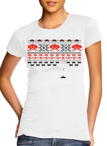  Space Invaders para Camiseta Mujer
