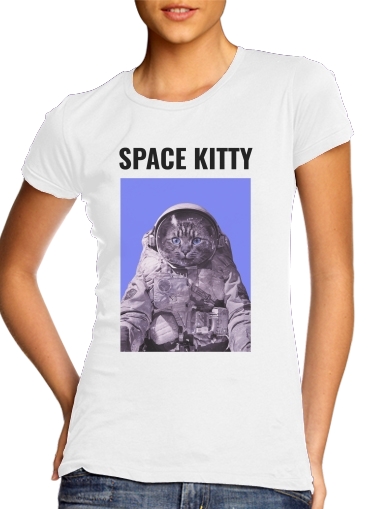  Space Kitty para Camiseta Mujer
