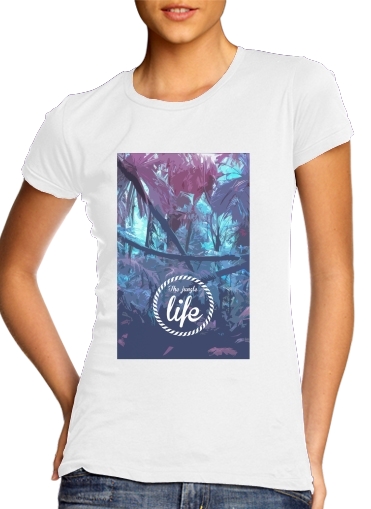  the jungle life para Camiseta Mujer