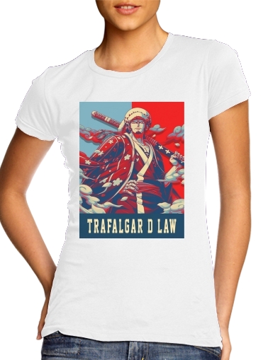  Trafalgar D Law Pop Art para Camiseta Mujer
