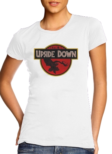  Upside Down X Jurassic para Camiseta Mujer
