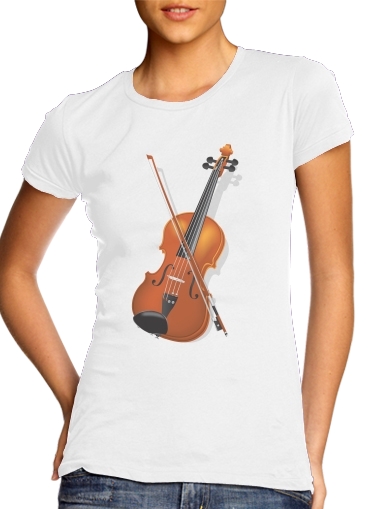  Violin Virtuose para Camiseta Mujer
