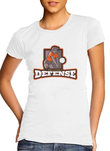  Volleyball Defense para Camiseta Mujer