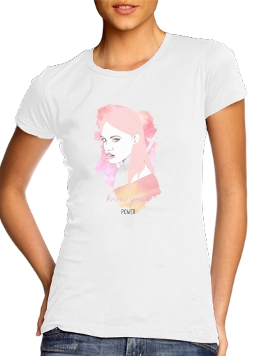  Woman Fight For power para Camiseta Mujer