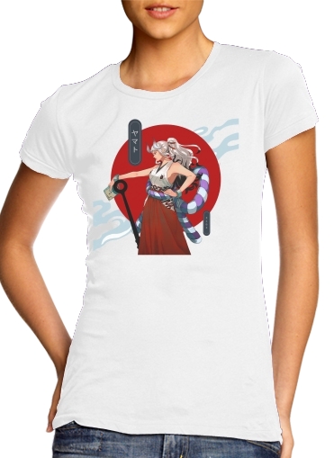  Yamato Pirate Samurai para Camiseta Mujer