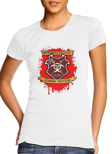  Zombie Hunter para Camiseta Mujer