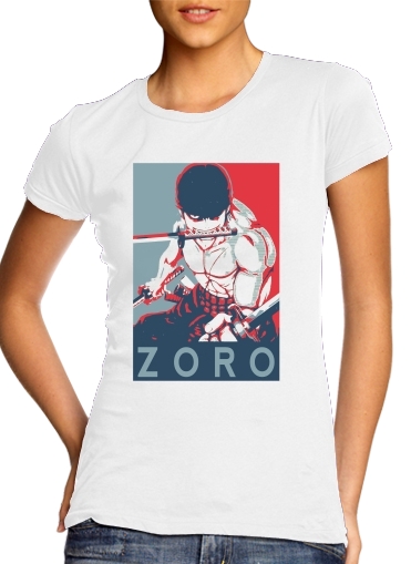  Zoro Propaganda para Camiseta Mujer