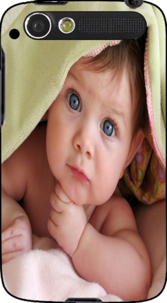 Cuero Alcatel OT-997D con imágenes baby