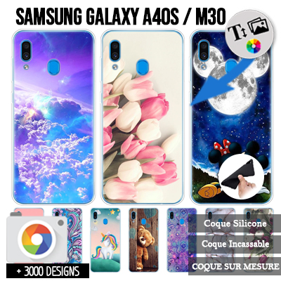 Silicona Samsung Galaxy A40s / Galaxy M30 con imágenes