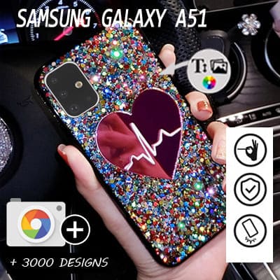 Carcasa Samsung Galaxy a51 con imágenes