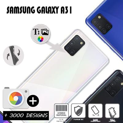 Silicona Samsung Galaxy A31 con imágenes