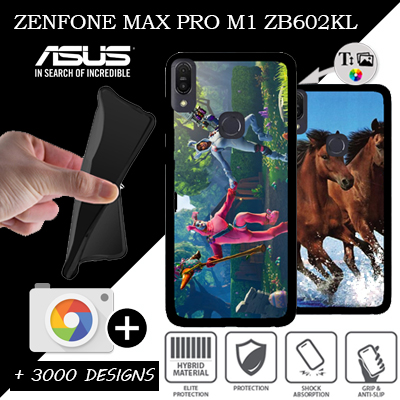 Silicona Asus Zenfone Max Pro M1 ZB602KL con imágenes
